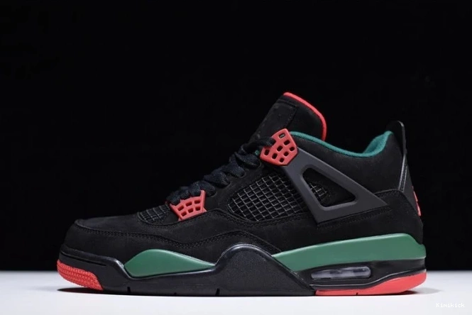 Black Jordan Red Green-Varsity Air Gorge 1055 4 NRG NewStyle AQ3816- GUCC 0622